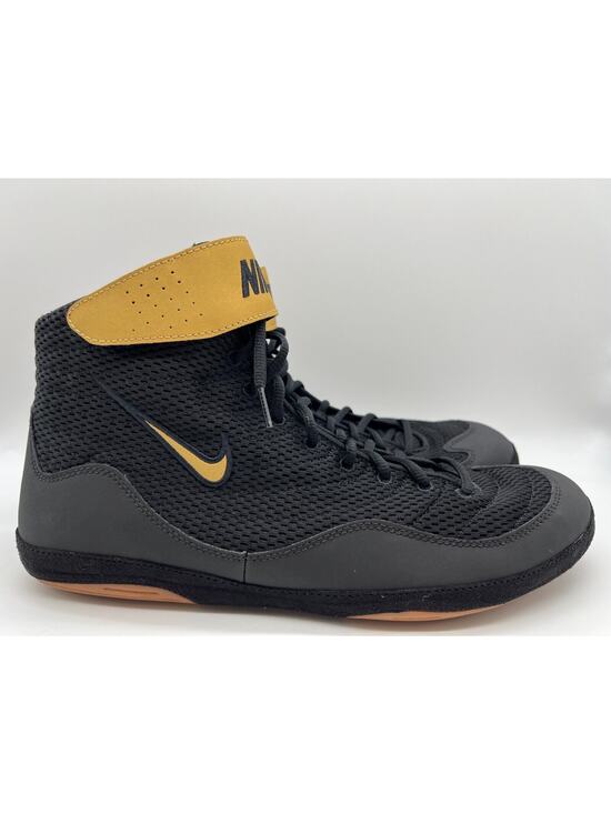 Nike Inflict 3 Wrestling Boxing Shoes Black Gold 325256-004 Men\'s Size 14 main image 11
